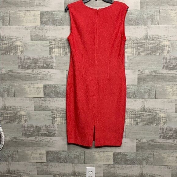 St. John Collection Refined Knit V-Neck Dress, Above the Knee, NWT - Picture 7 of 7